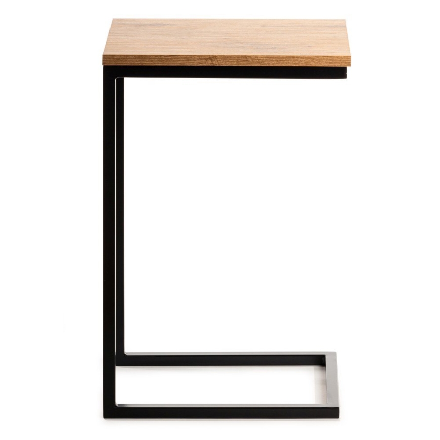 Sidebord HELPER 57x40 cm sort/brun