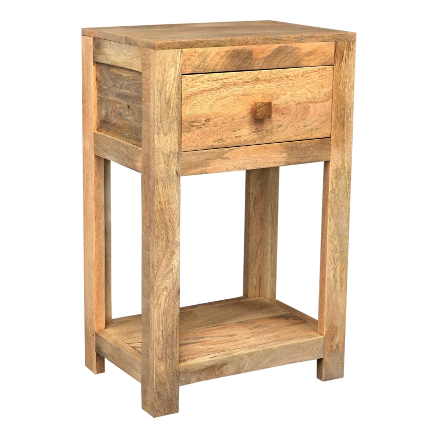 Sidebord HINA 50x35 cm massivt træ/mangotræ