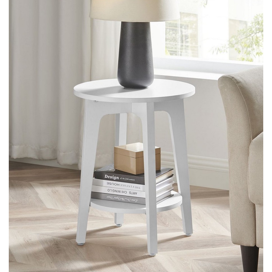 Sidebord KAEL, hvid