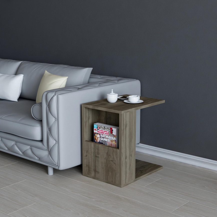 Sidebord KAREN 50x30 cm brun