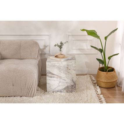 Sidebord KUP 50x45 cm marmordekor