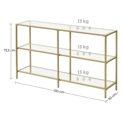 Sidebord LUVOR i guld