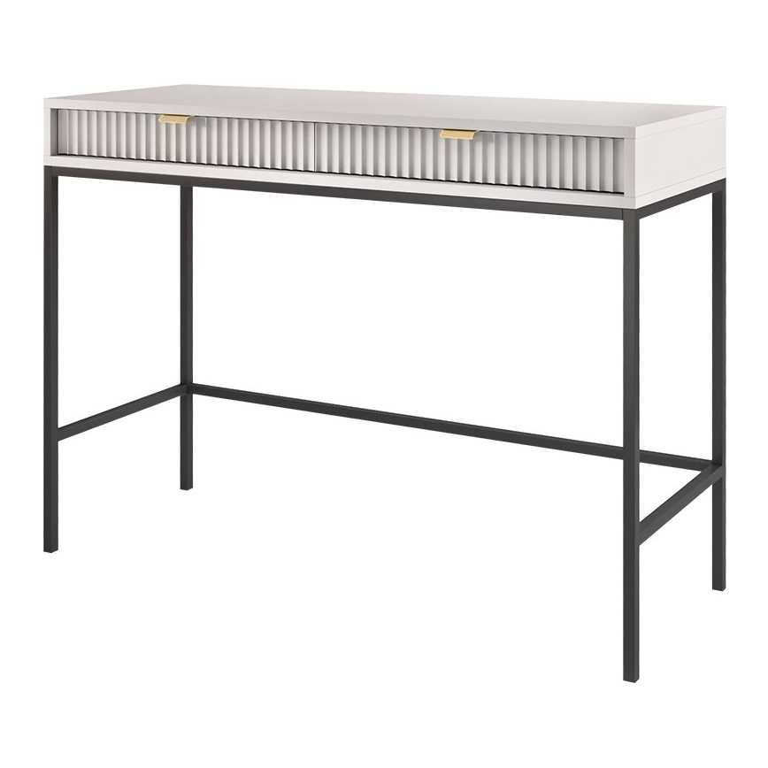 Sidebord NOVA 77x104 cm grå/sort