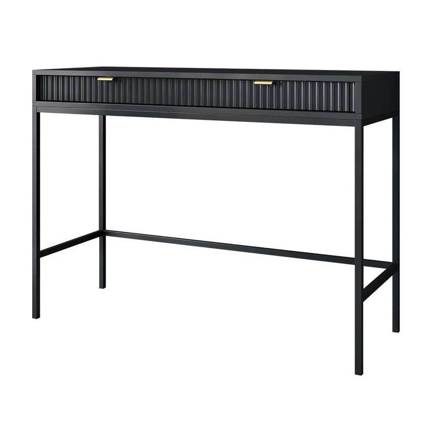 Sidebord NOVA 77x104 cm sort