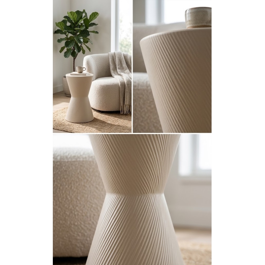 Sidebord PETIT Ø 29 cm creme