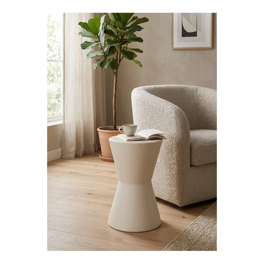 Sidebord PETIT Ø 29 cm hvid