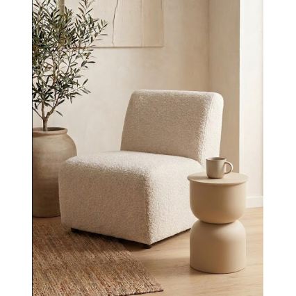 Sidebord PETIT, Ø 31 cm, beige