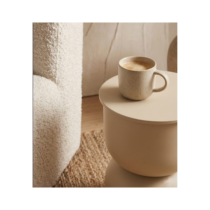 Sidebord PETIT, Ø 31 cm, beige