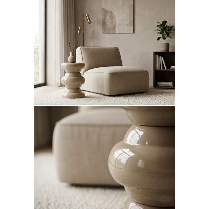 Sidebord PETIT Ø 31 cm beige