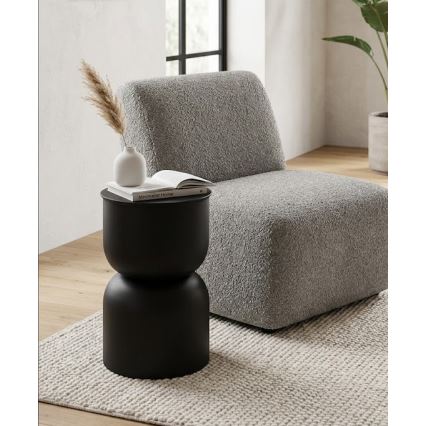Sidebord PETIT, Ø 31 cm, sort
