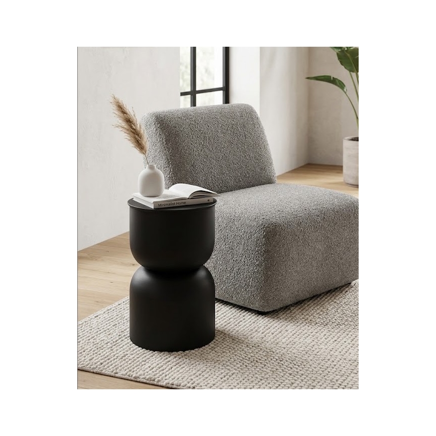 Sidebord PETIT, Ø 31 cm, sort