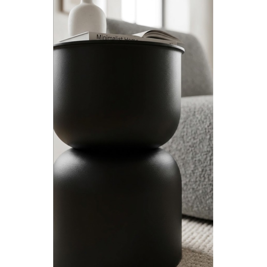 Sidebord PETIT, Ø 31 cm, sort