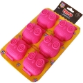 Silikoneform til muffins TORO, pink