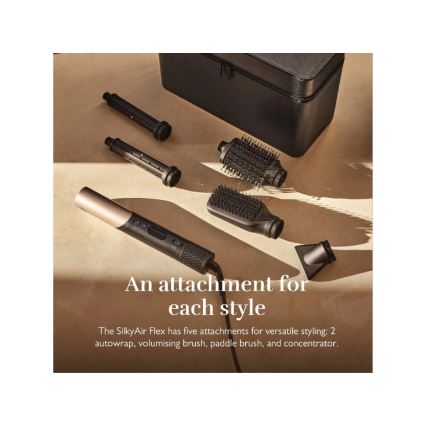 Silk’n - Hårtørrer SILKYAIR FLEX 230V sort/guld