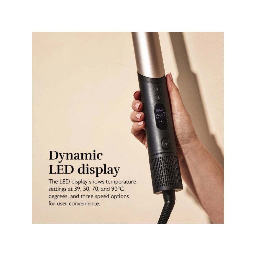 Silk’n - Hårtørrer SILKYAIR FLEX 230V sort/guld