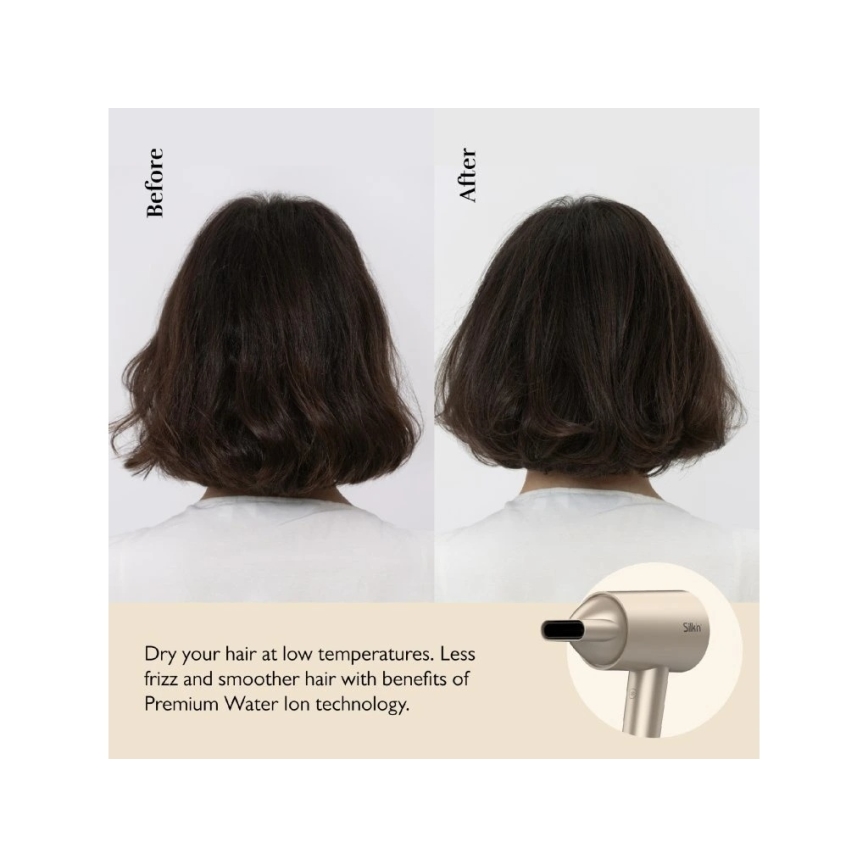 Silk’n - Hårtørrer SILKYAIR PRO 1600 W/230 V, guld