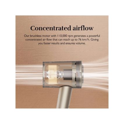 Silk’n - Hårtørrer SILKYAIR PRO 1600 W/230 V, guld