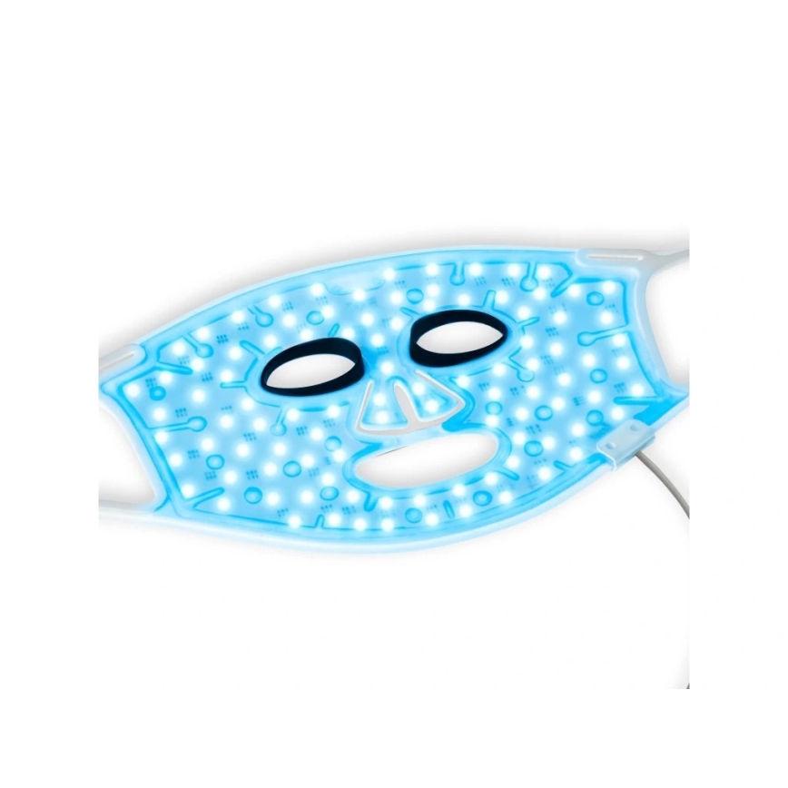 Silk’n - LED RGB terapeutisk ansigtsmaske LED/5V 2000 mAh hvid + fjernbetjening