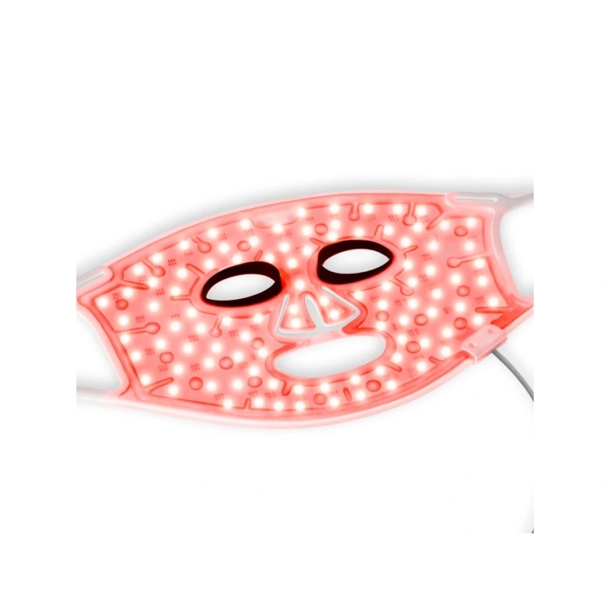 Silk’n - LED RGB terapeutisk ansigtsmaske LED/5V 2000 mAh hvid + fjernbetjening