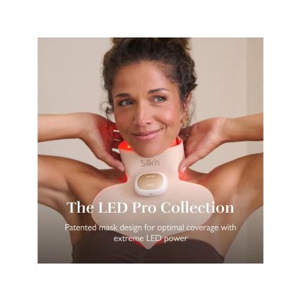 Silk’n - LED-terapeutisk brystmaske LED/5V beige