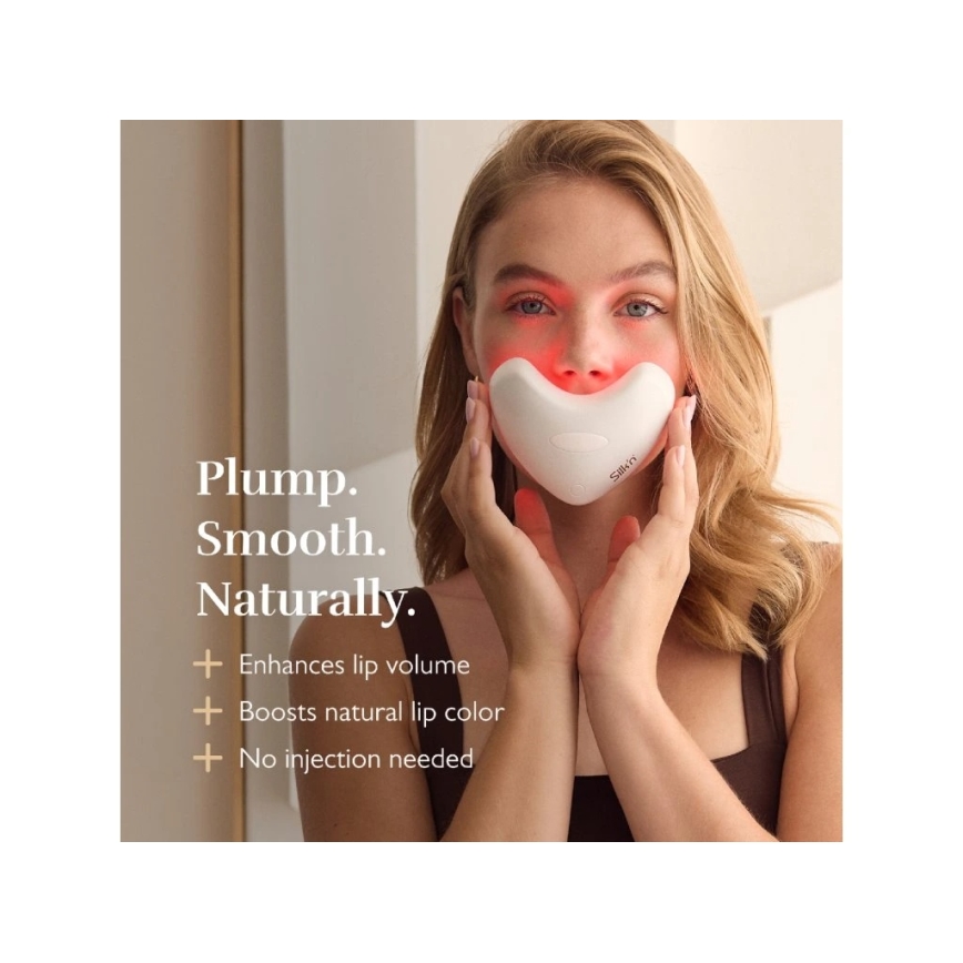 Silk’n - LED terapeutisk læbemaske LED/5V 500 mAh beige