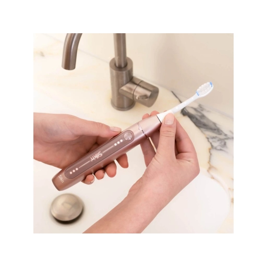Silk’n - sonisk vibrerende tandbørste SONIC YOU 3350 mAh IPX7 rosaguld