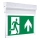 Sinclair - LED nødlampe NOPH LED/2W/230V IK06 grøn