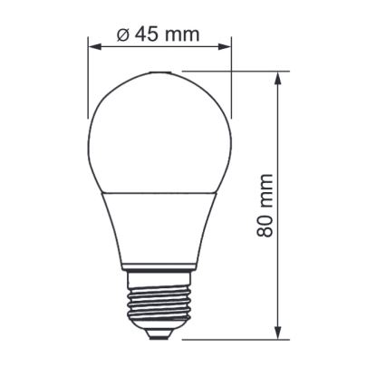 Sinclair - LED-pære E14/5W/230V 3000K