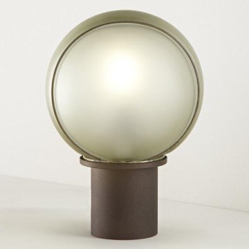 SIRU - Bordlampe FLORET 1xE14/40W/230V brun/grå venetiansk glas