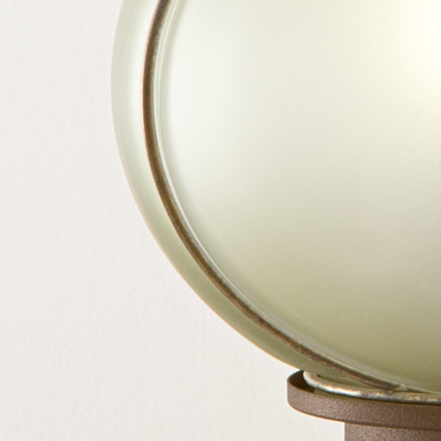 SIRU - Bordlampe FLORET 1xE14/40W/230V brun/grå venetiansk glas