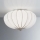 SIRU - Loftlampe GIOVE 2xE14/40W/230V diameter 29 cm mat krom/hvid Venetiansk