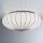 SIRU - Loftlampe GIOVE 3xE27/60W/230V diameter 48 cm mat krom/hvid Venetiansk