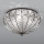 SIRU - Loftlampe SAN TOMÀ 3xE14/40W/230V transparent/mat krom Venetiansk