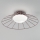 SIRU - Loftlampe SUNRISE 1xGX53/10W/230V brun/hvid Venetian glas