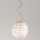 SIRU - Pendel CARTESIO 1xE27/60W/230V guldfarvet/hvid Venetian glas