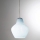 SIRU - Pendel LONDON 1xE27/60W/230V blå/skinnende krom Venetian glas