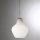 SIRU - Pendel LONDON 1xE27/60W/230V hvid/skinnende krom venetiansk glas