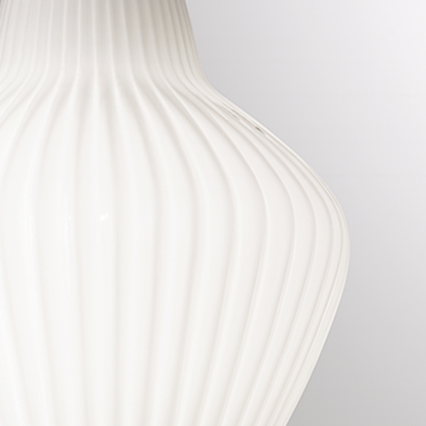 SIRU - Pendel LONDON 1xE27/60W/230V hvid/skinnende krom venetiansk glas