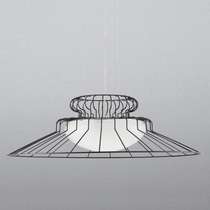 SIRU - Pendel SUNRISE 1xGX53/10W/230V brun/hvid venetiansk glas