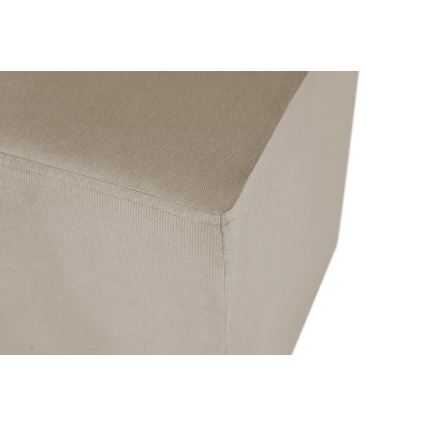 SIX skammel 40x40 cm beige