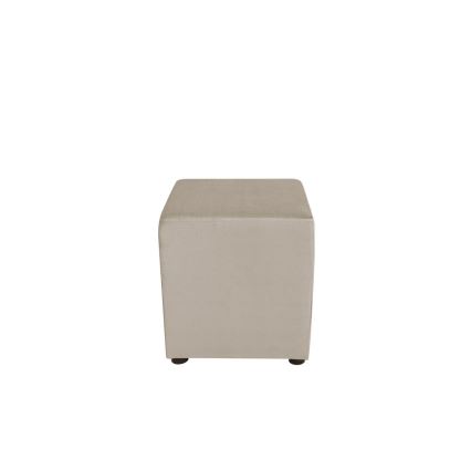 SIX skammel 40x40 cm beige