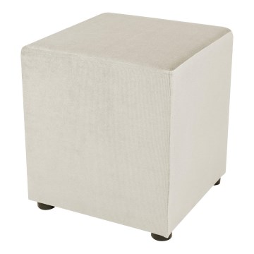 SIX skammel 40x40 cm creme