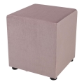 SIX skammel 40x40 cm pink