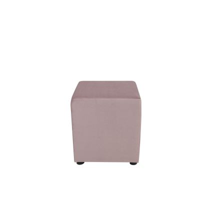 SIX skammel 40x40 cm pink