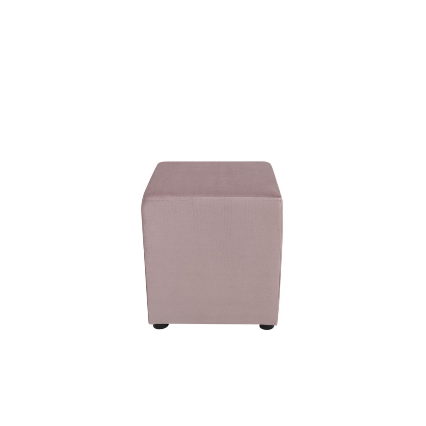 SIX skammel 40x40 cm pink