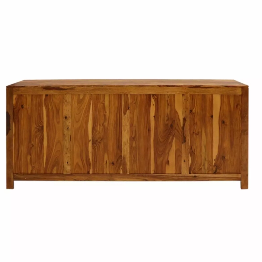 Skab GANI 90x200 cm massivt træ/rosentræ