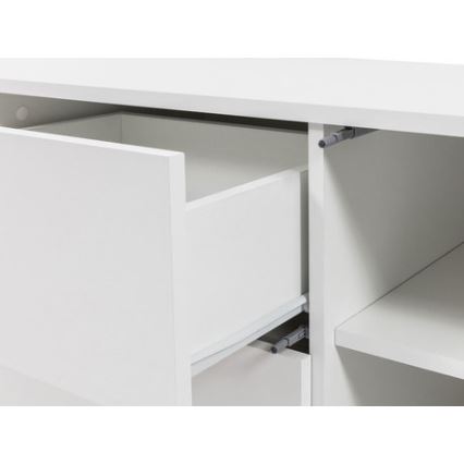Skab GESITA 93x41 cm hvid