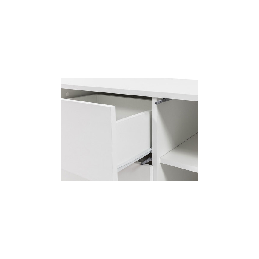 Skab GESITA 93x41 cm hvid
