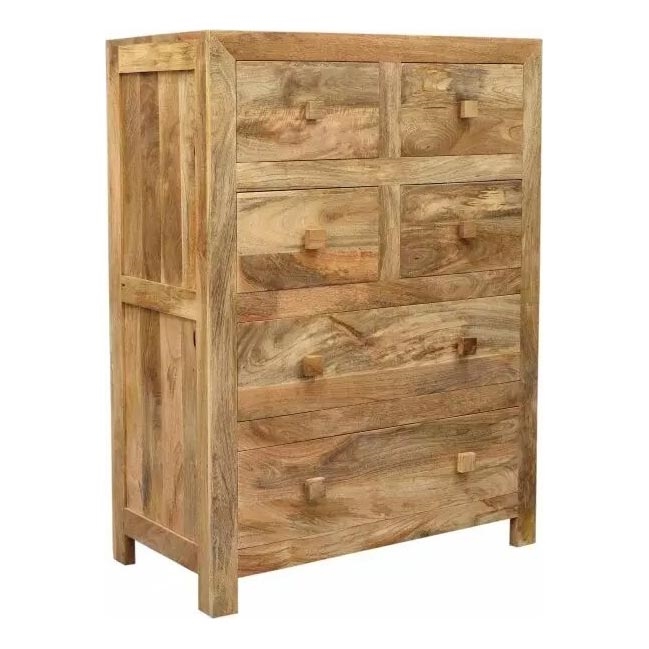 Skab HINA 120x90 cm massivt træ/mangotræ