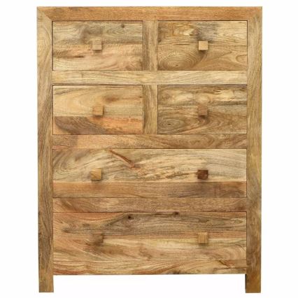 Skab HINA 120x90 cm massivt træ/mangotræ